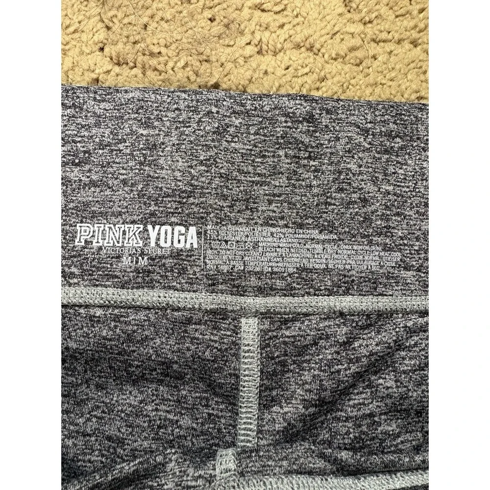 Victoria's Secret Pink Yoga Legging Pants Women‎ Medium Heather Gray Activewear